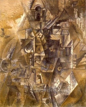 El clarinete 1911 Pablo Picasso Pinturas al óleo